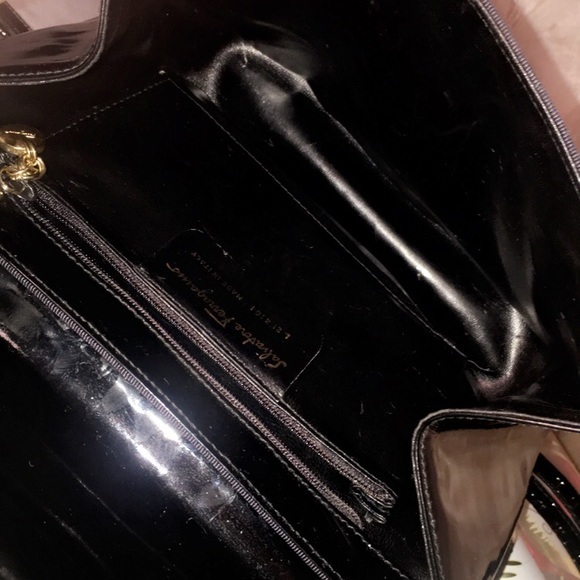 Salvatore Ferragamo Black Leather Purse - Picture 7 of 8